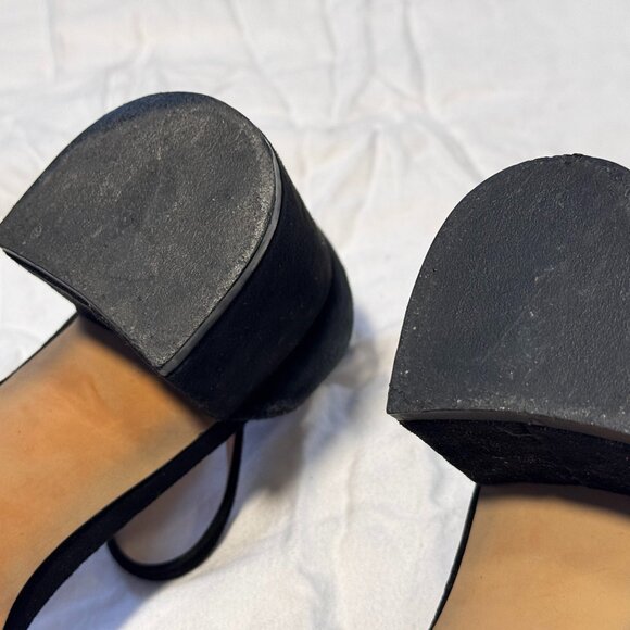 Sam Edelman I Black Susie d'Orsay Ankle Strap Block Heel Sandal size 8.5 - Picture 10 of 15